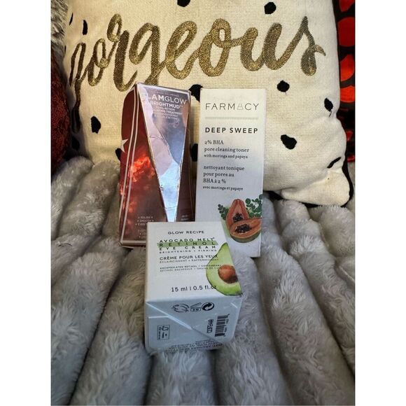 3x lot skin body personal care glow recipe glam glow farmacy - Picture 2 of 6